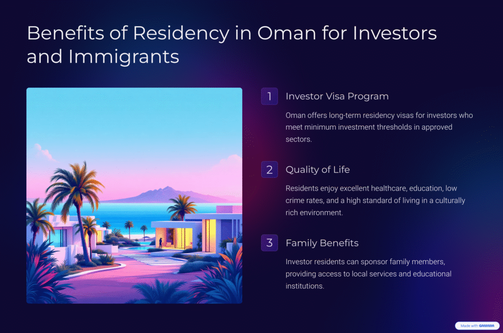 Investment conditions and visa process in Oman 2025 🛂📊